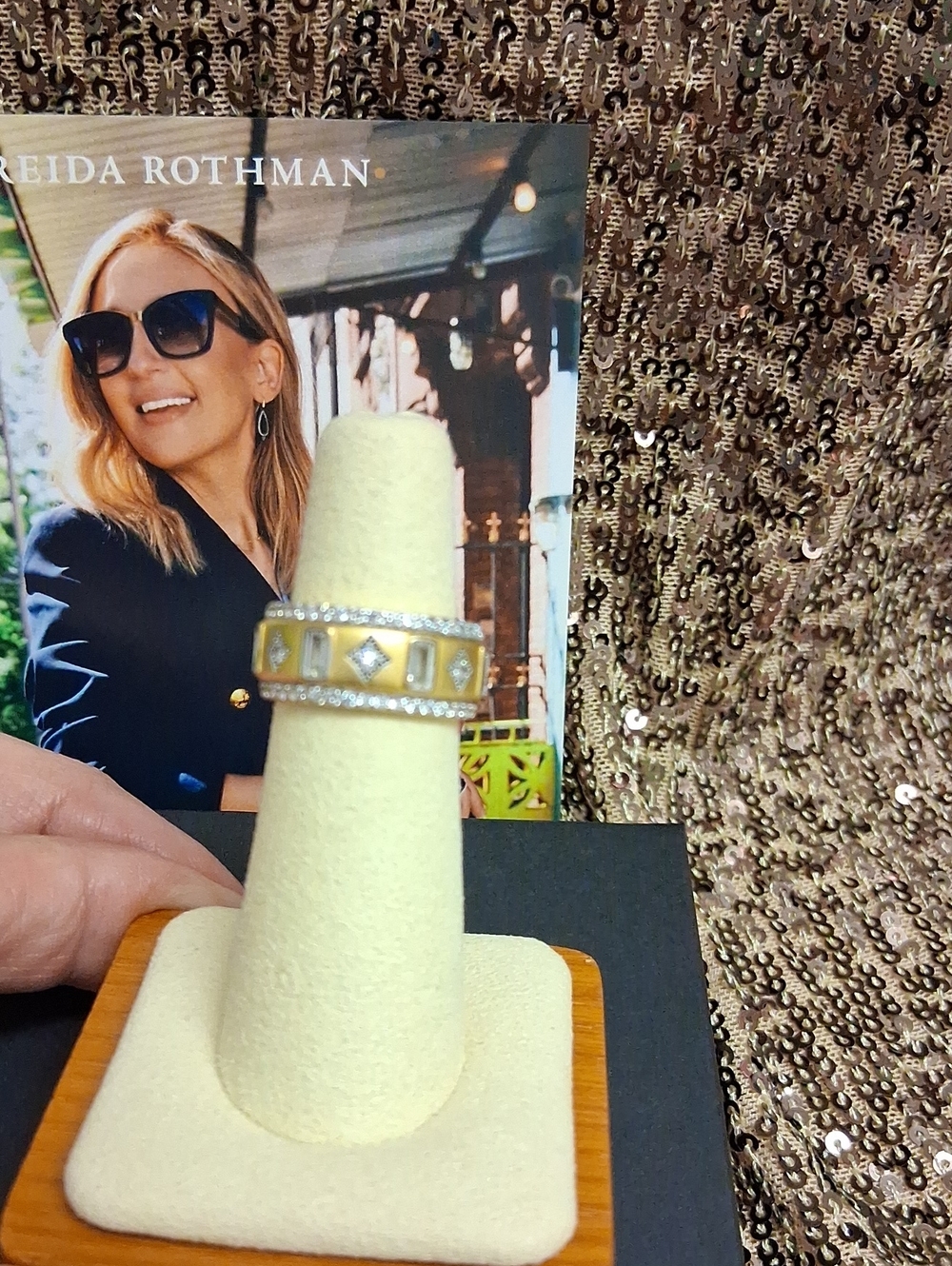 Freida Rothman Celestial Morning Window Ring Size 5.5